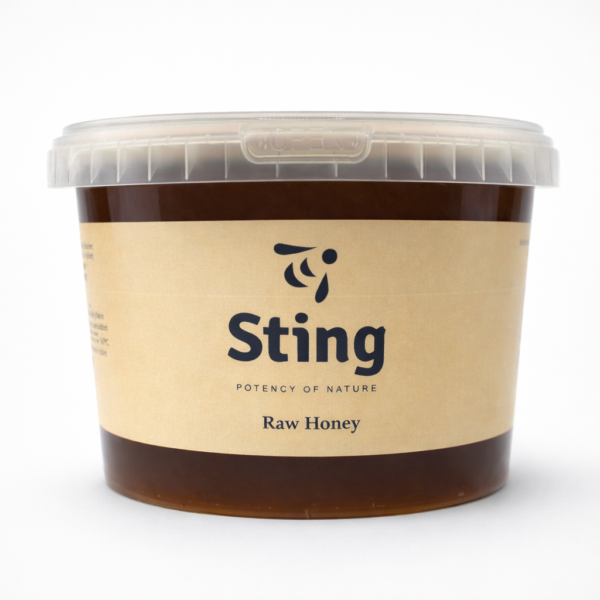 1.5kg Raw Honey Bucket